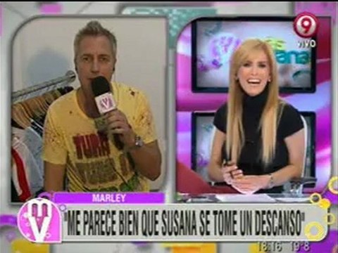 Pronto.com.ar Marley habló de Susana Giménez