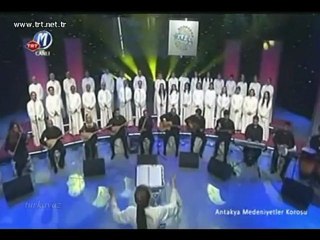 4 Sarı gelin Türkçe Azerice Ermenice Antakya medeniyetler korosu