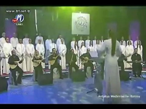 5 Alevi deyiş Tevhid Antakya medeniyetler korosu 29.05.2012 TRT