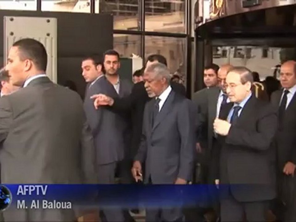 Annan meets Syrian Depty FM