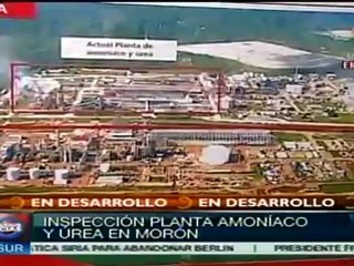 Inspección a la Planta de amoníaco y úrea en Morón