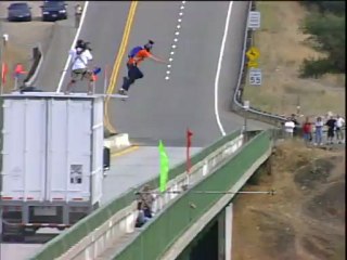 Base Jump off Moving Semi Truck - Troy Hartman