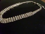 Rhinestone necklace/choker.