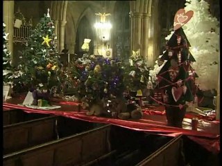 Christmas Tree Festival St Edithas Church Tamworth Part 1
