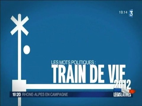 Le mot politique train de vie - Elections Législatives 2012