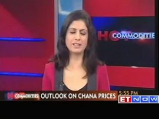 Sugar futures slips to 6 week lows while chana gains