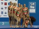 Triunfo del equipo español de natación sincronizada