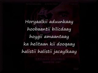 Somali Lyrics - Song - Hooheey maxa ii kaa baray