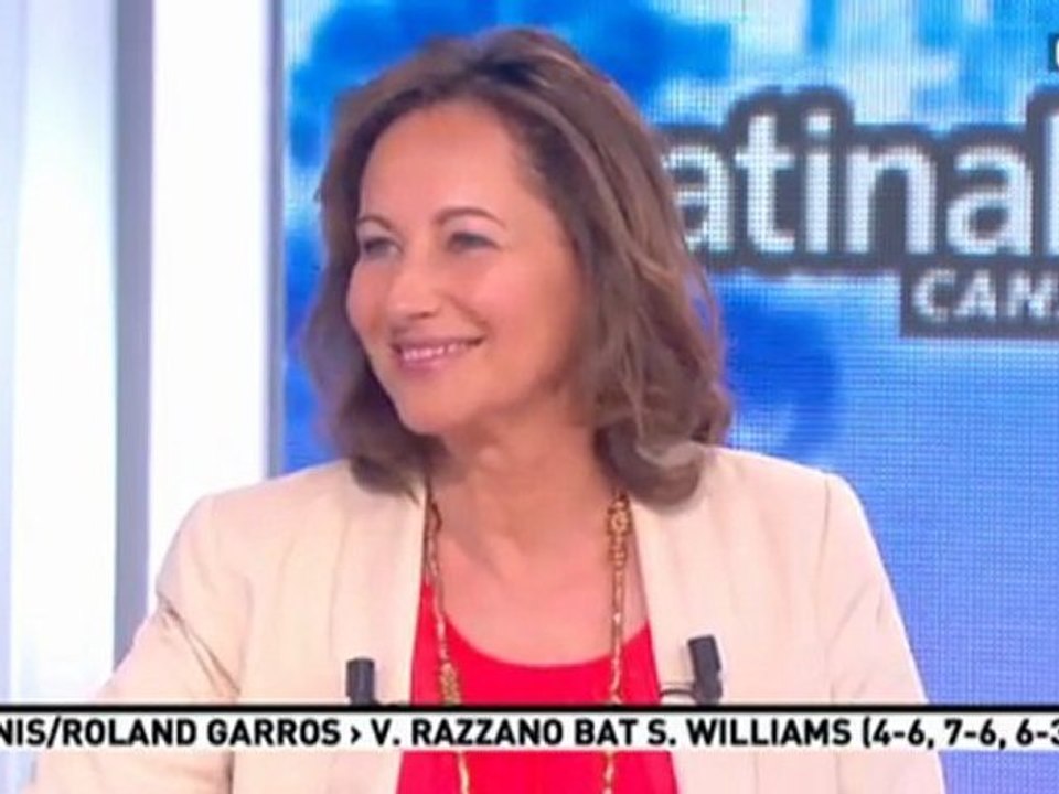 Ségolène Royal invitée de "La Matinale"de Canal+