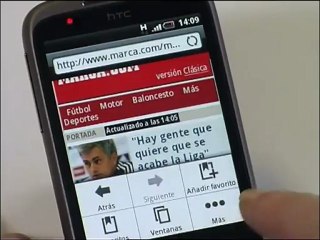 HTC WILDFIRE: FAVORITOS WEB