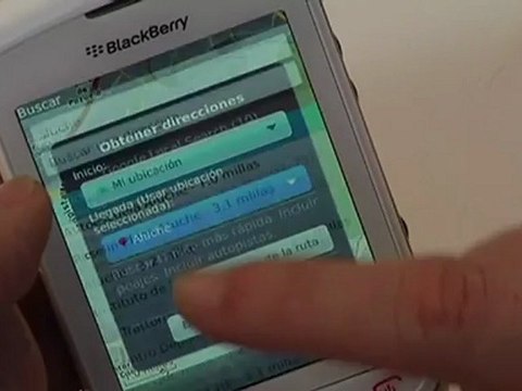 Blackberry Torch 9800: Mapas