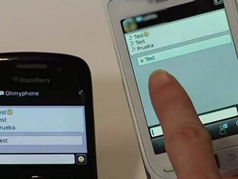 Blackberry Torch 9800: BB Messenger