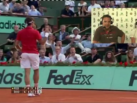 Mardi 29 mai 2012 - Federer vs Djokovic - Mickael & Laurent