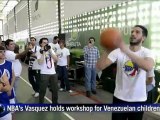 Venezuelan NBA player reaches out to Caracas youth