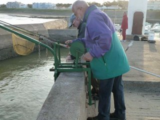 pêche au carrelet à Saint Michel Chef Chef