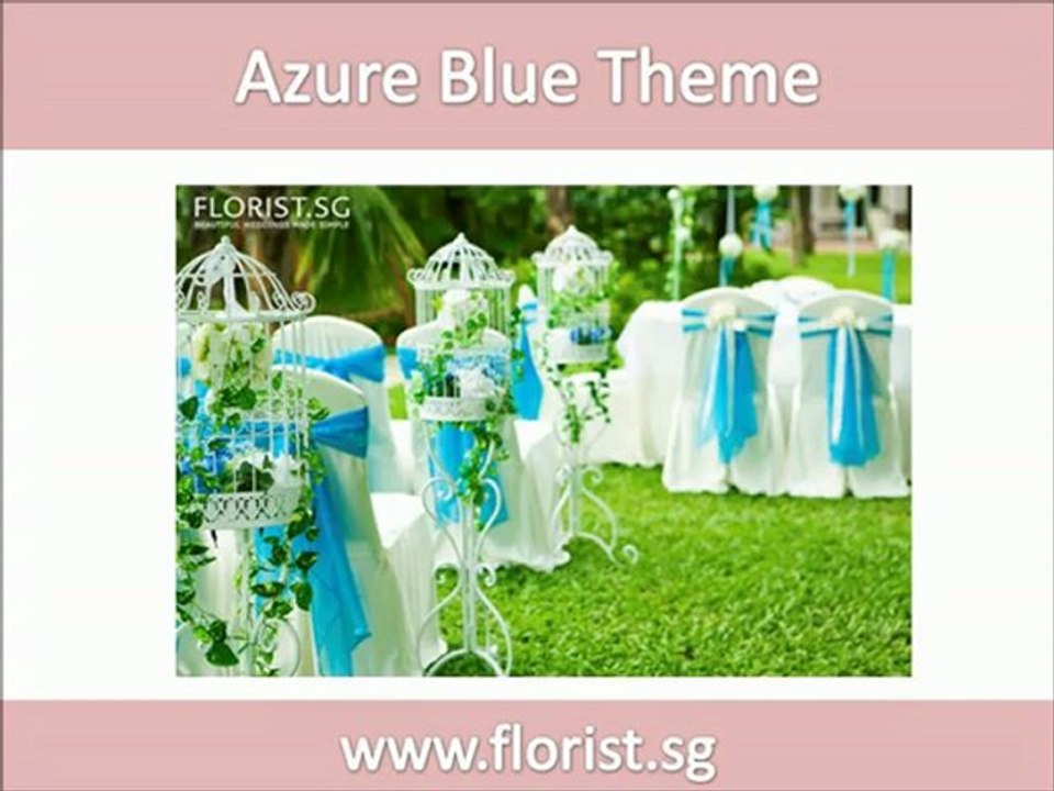 Wedding Decorations Themes by Singapore Wedding Florist