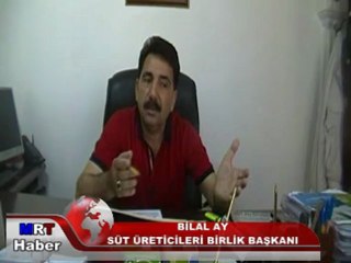 SÜT ÜRETİCİLERİ BİRLİĞİ BAŞKANI BİLAL AY DESTEKLEMELER