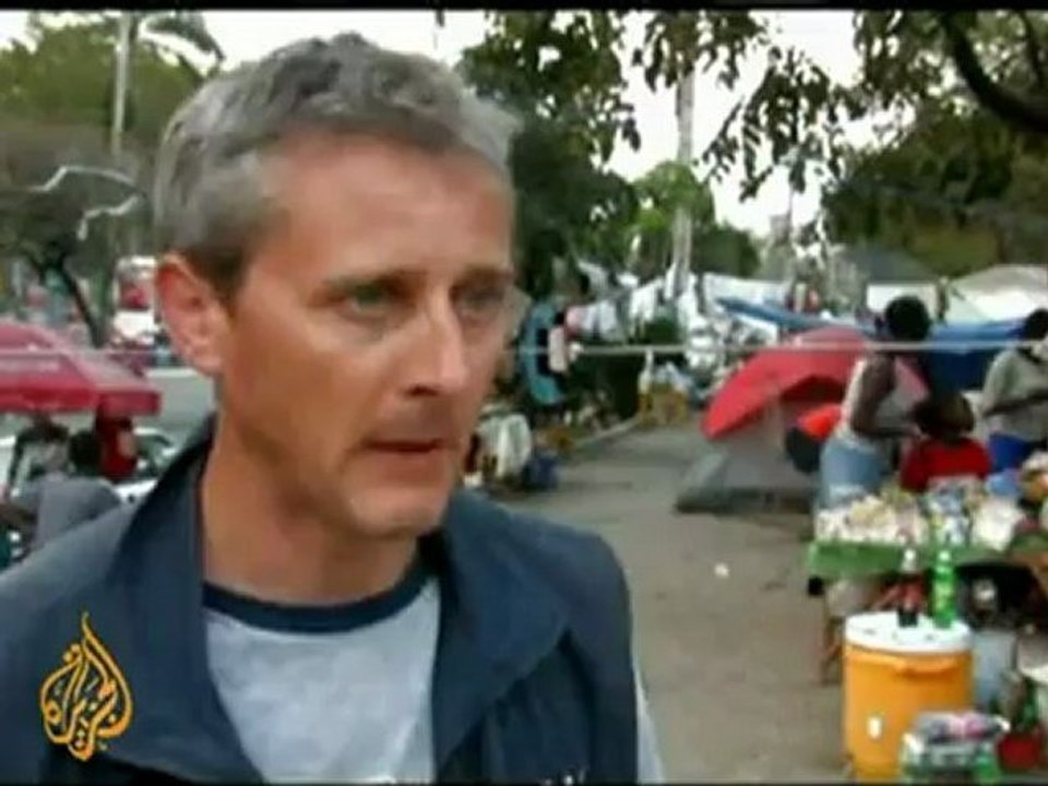 Thriving black markets in Haiti aid