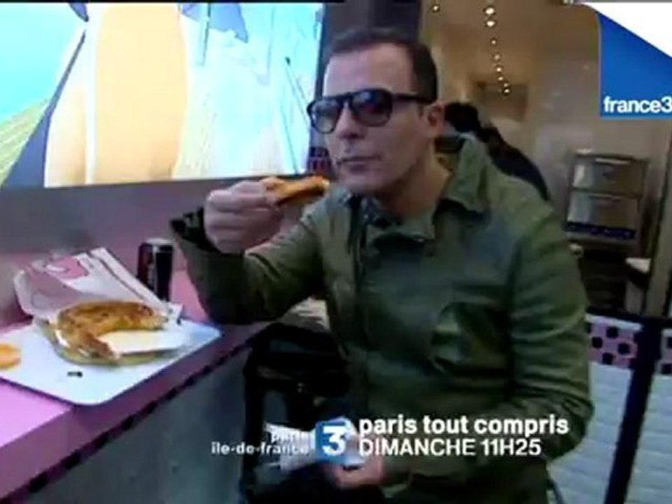 Jean Roch et Malika Ménard dans Paris Tout Compris!