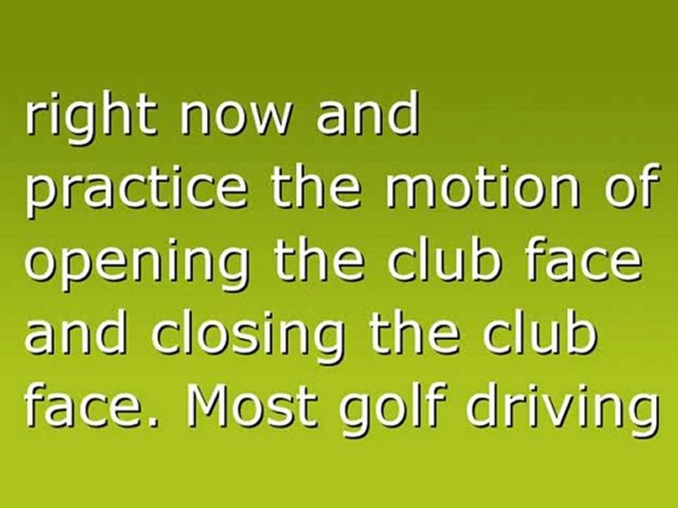 Golf Driving Tips - A Different Approach