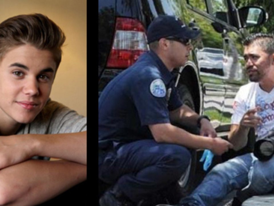 Justin Bieber agresse un photographe!