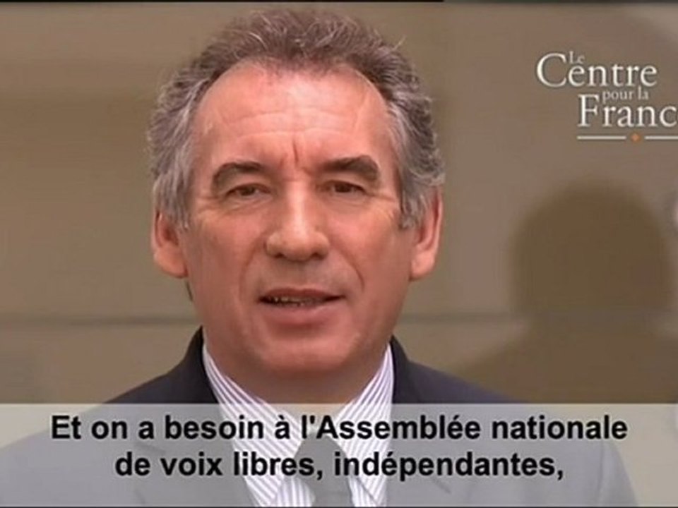 Le Centre pour la France - Clip officiel