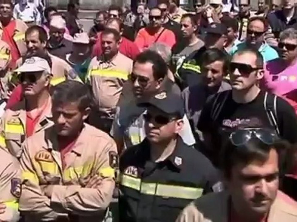 euronewsru - Акция пожарных в Афинах [H.264 360p]