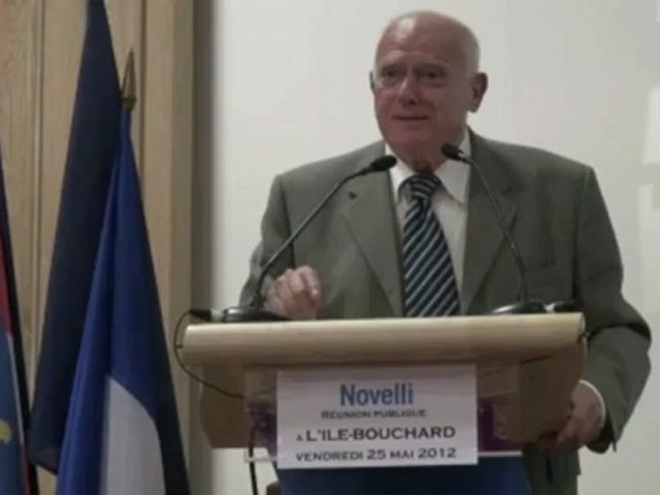 Réunion publique à L'Île Bouchard - Novelli Confiance 2012