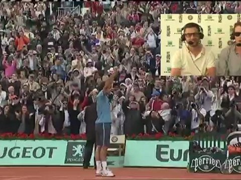 Mercredi 30 mai 2012 - Federer vs Soderling - Bertrand & Guillaume