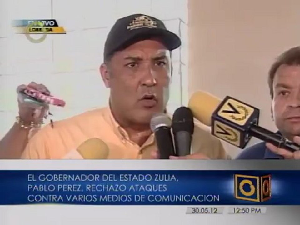 Pablo Pérez: repudiamos cualquier hecho de violencia contra los medios de comunicación