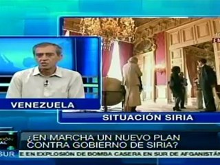 EE.UU. pone en marcha plan contra Siria: Zade