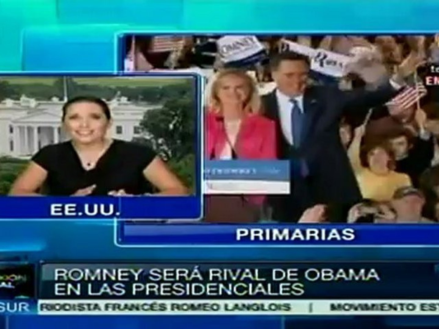 ⁣Romney será rival de Obama