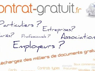 Modèles de lettres et contrats types gratuits ! (www.contrat-gratuit.fr)