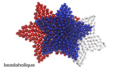 How to Bead Weave a Star with Brick Stitch