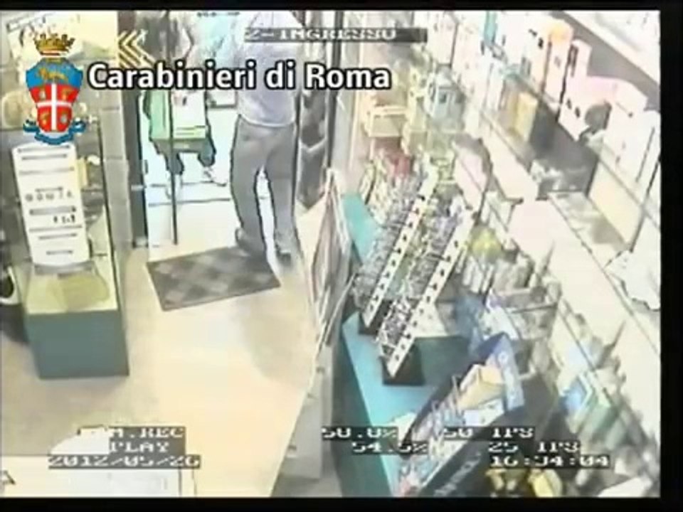 Roma - Arrestato rapinatore seriale (30.05.12)