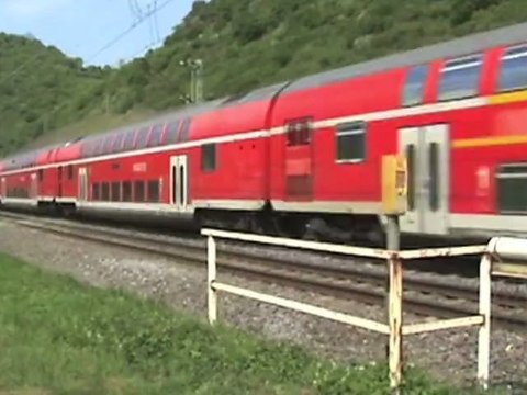 Züge Hammerstein-Leutesdorf, ERS BR189, Railion BR189, BR145, BR101, BR185, 2x BR143, 4x BR425