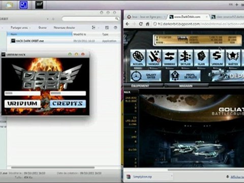 Hack Uridium & Crédits Dark Orbit