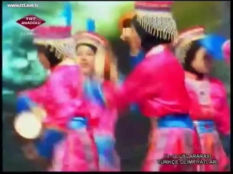 Endonezya halk oyunu RİZE 10.Türkçe Olimpiyatı TRT