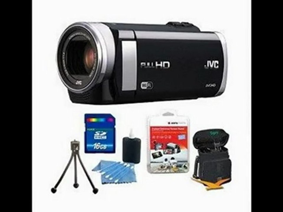 JVC GZ EX250BUS Price | New JVC GZ-EX250BUS - HD Everio Camcorder 3 Touchscreen 40x Zoom f1.8 WiFi 16GB Bundle
