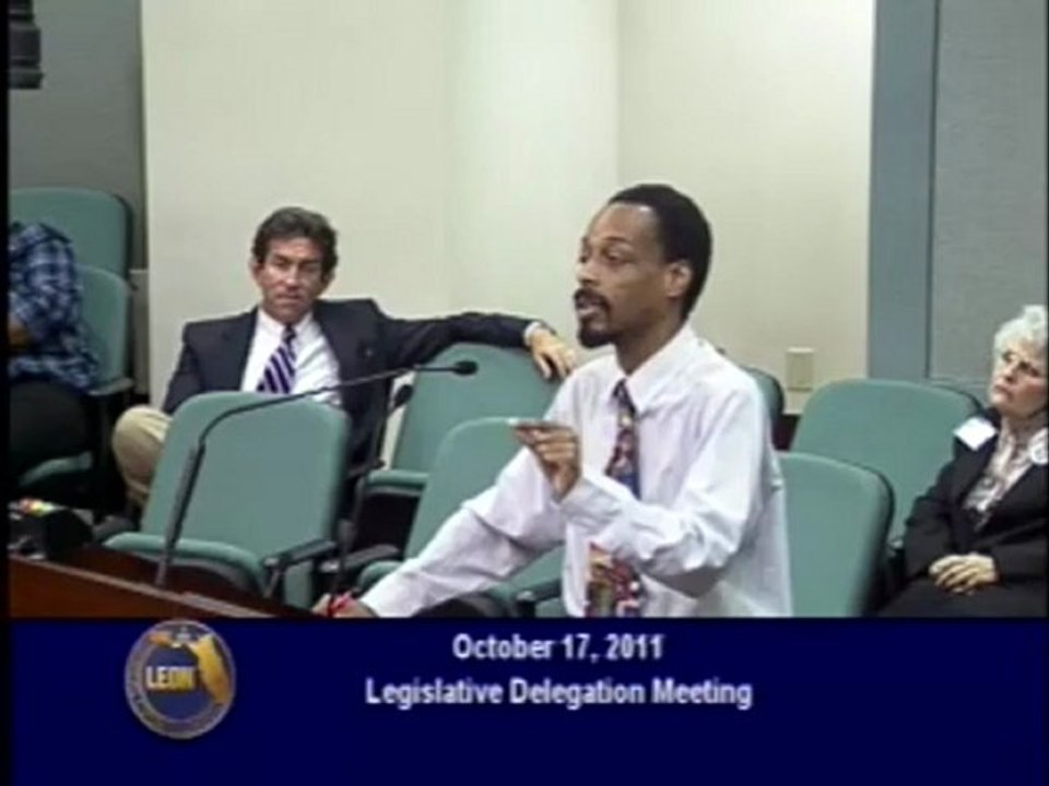 Fl Leon County Legislative Delegation, 10-17-2011