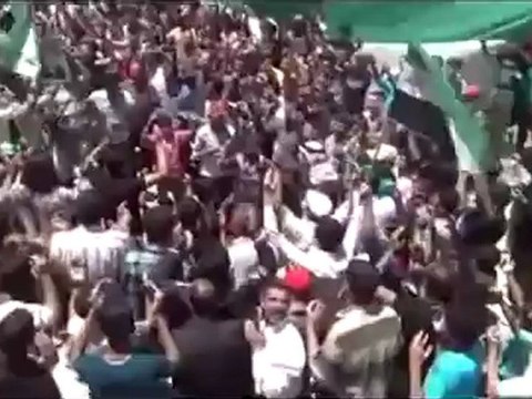 Syria فري برس درعا اليادودة تشيع الشهيد بسام الزوباني 30 5 2012 ج3 Daraa