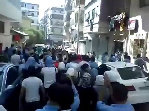 Syria فري برس حلب صلاح الدين مظاهرة طلابية رائعة 29 5 2012 Aleppo