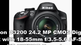 Nikon D3200 Price, Specs | Nikon D3200 24.2 MP CMOS Digital SLR with 18-55mm f 3.5-5.6 AF-S DX VR NIKKOR Zoom Lens