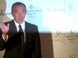 Nikos Aliagas (red carpet lors du gala de charité d'Eva Longoria à l'hotel George V)