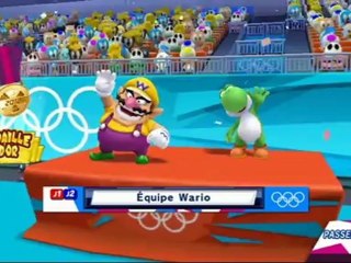 Mario et Sonic aux Jeux Olympiques de Londres 2012 - Canoé : Course en ligne 1000m (Co-op)