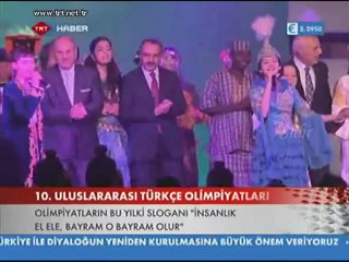 Muhteşem açılış 10.ULUSLARARASI TÜRKÇE OLİMPİYATI TRT