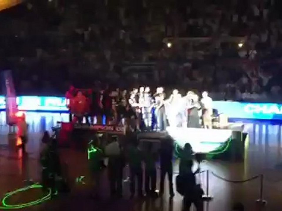 Mladen Bojinovic salué pour son départ de Montpellier