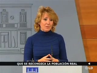 Encuentro entre Esperanza Aguirre y Zapatero