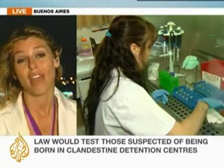 DNA tests for Argentina 'dirty war' children - 19 Nov 09