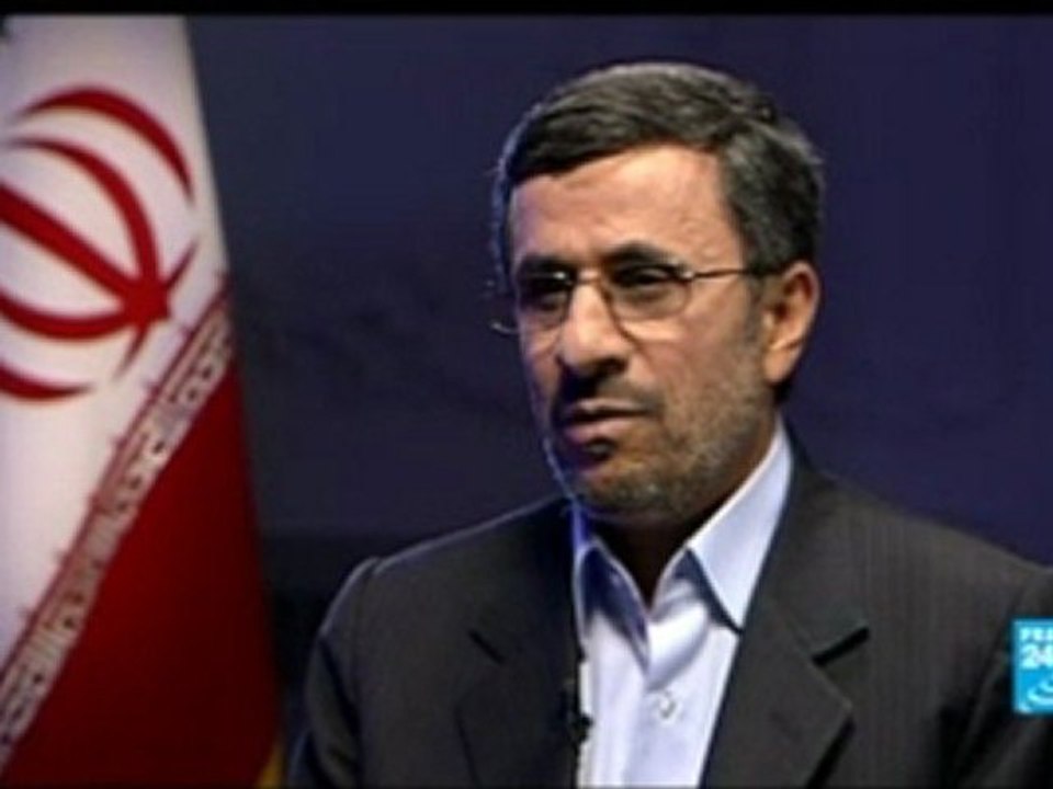 Mahmoud Ahmadinejad se dit sensible au sort des Syriens 1/2- EXCLUSIVITÉ FRANCE 24 - FRANCE 24